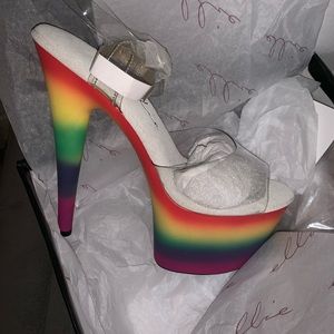 Rainbow Pleasure Heels